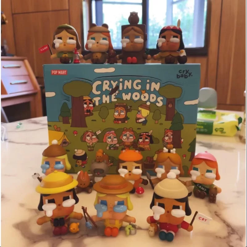 Serie Crybaby llorando en el bosque, set completo abierto