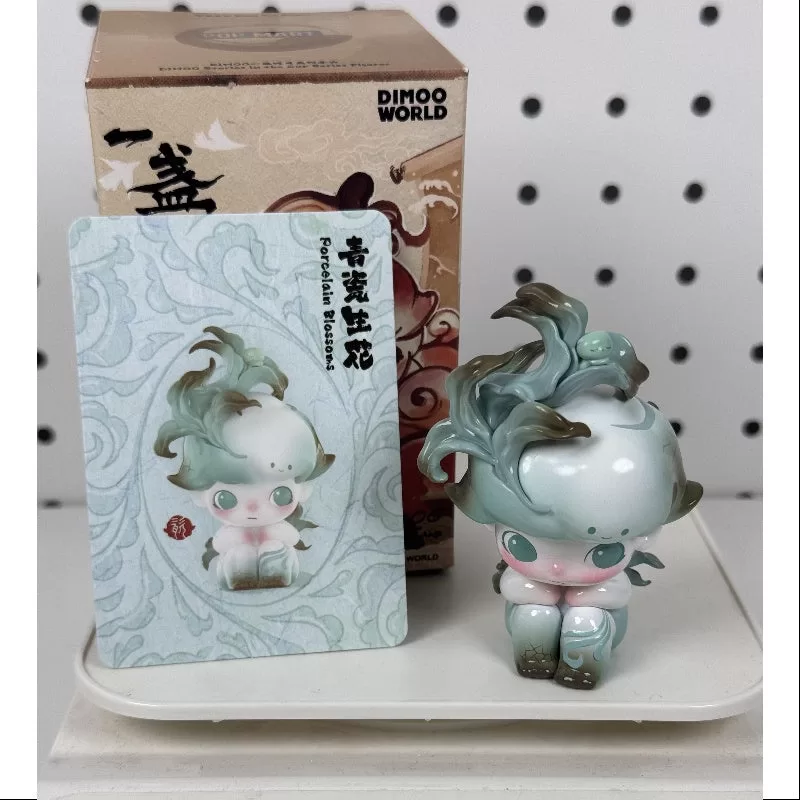 Serie DIMOO Historias en la taza Flores de porcelana Serie DIMOO Historias en la taza Flores de porcelana