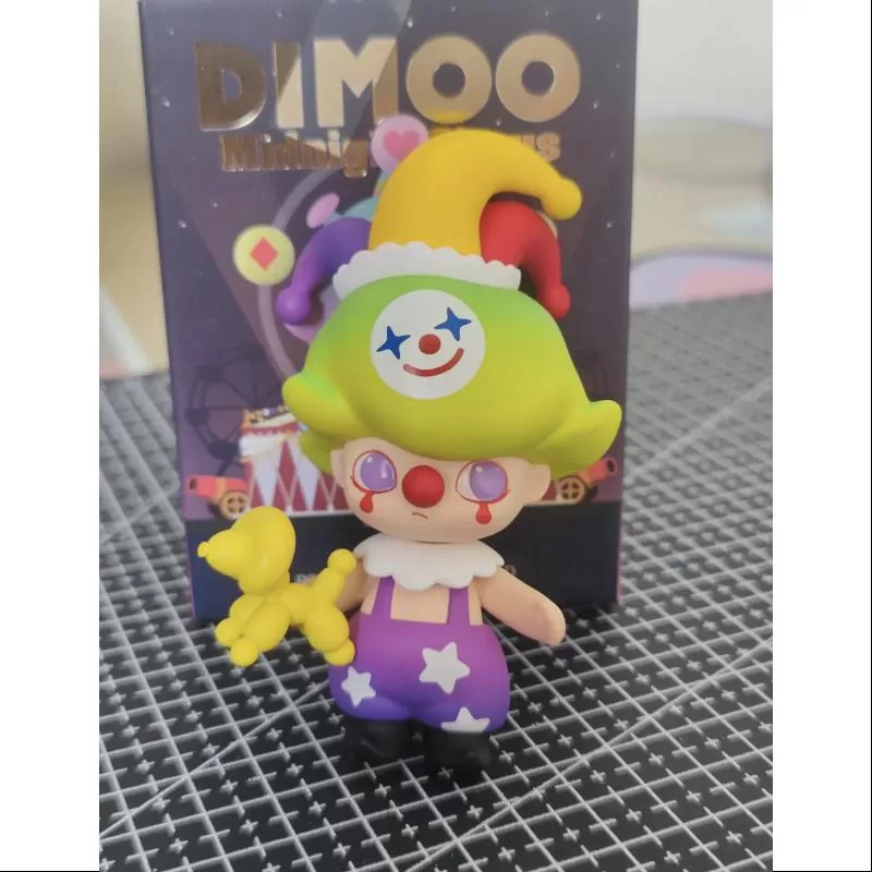 Serie DIMOO Midnight Circus Payaso secreto con globo (1/144)