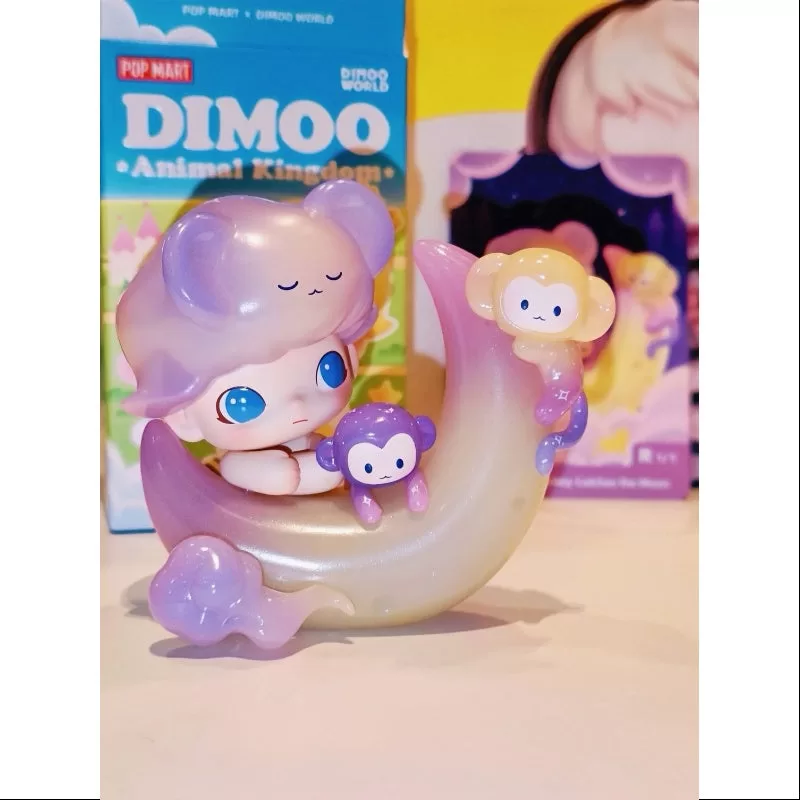 Serie DIMOO Reino Animal El Mono Secreto Atrapa la Luna