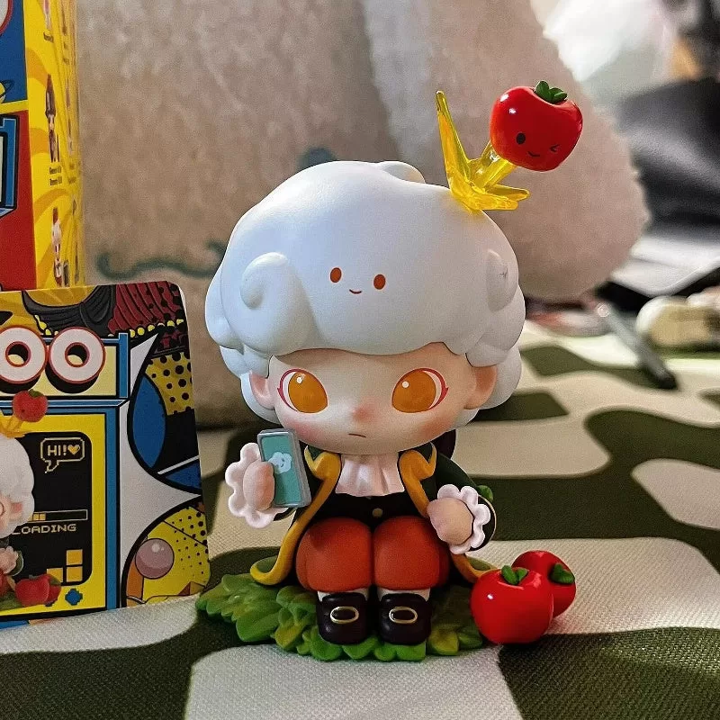 Serie DIMOO Time Roaming Selfie con la manzana de Newton