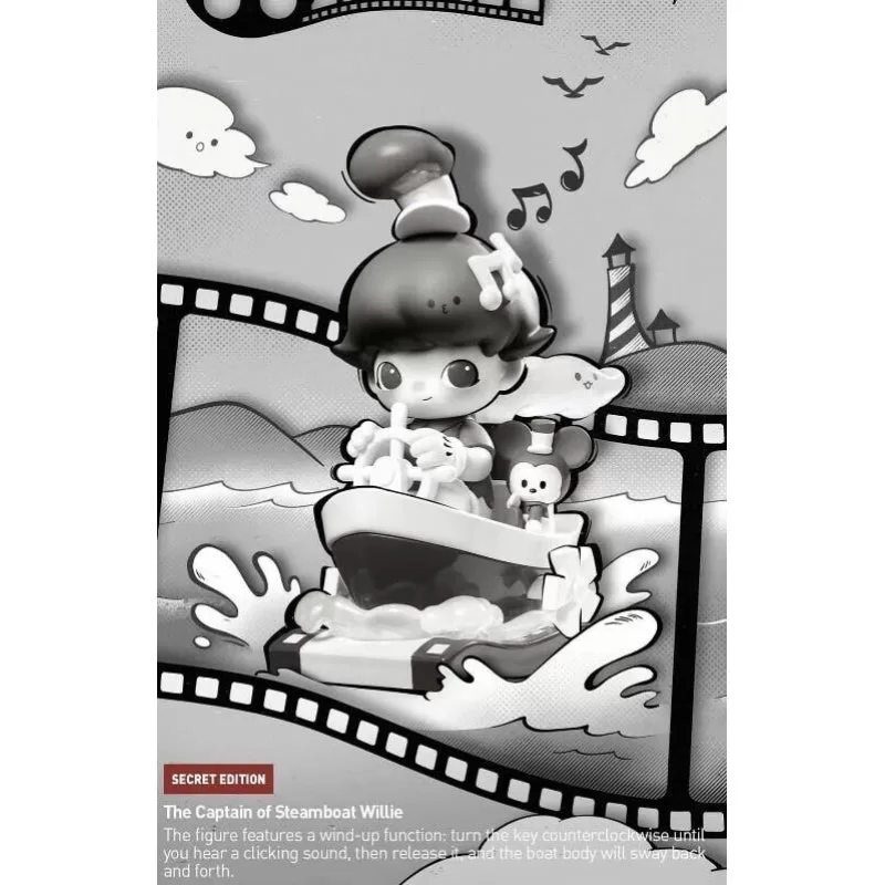 Serie DIMOO x Disney Secret El Capitán del Barco de Vapor Willie (1/144)