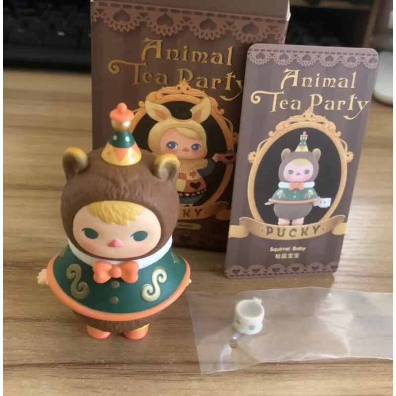Serie Fiesta del Té Animal PUCKY Ardilla Bebé
