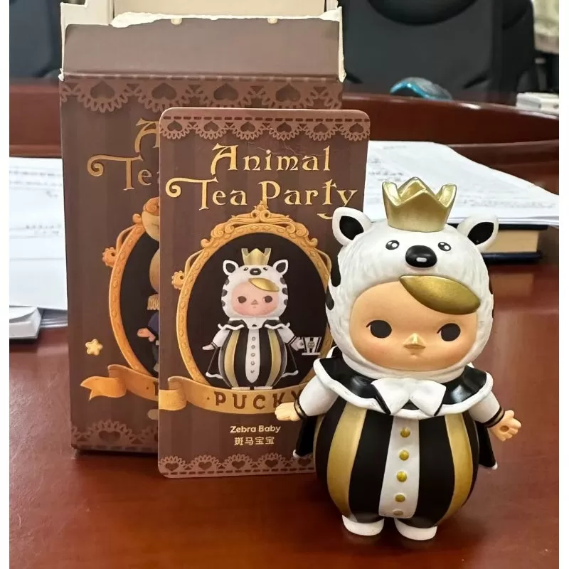 Serie Fiesta del Té Animal PUCKY Bebé Cebra