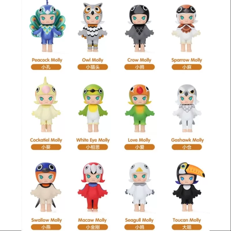 Serie MOLLY Birdy Conjunto completo abierto