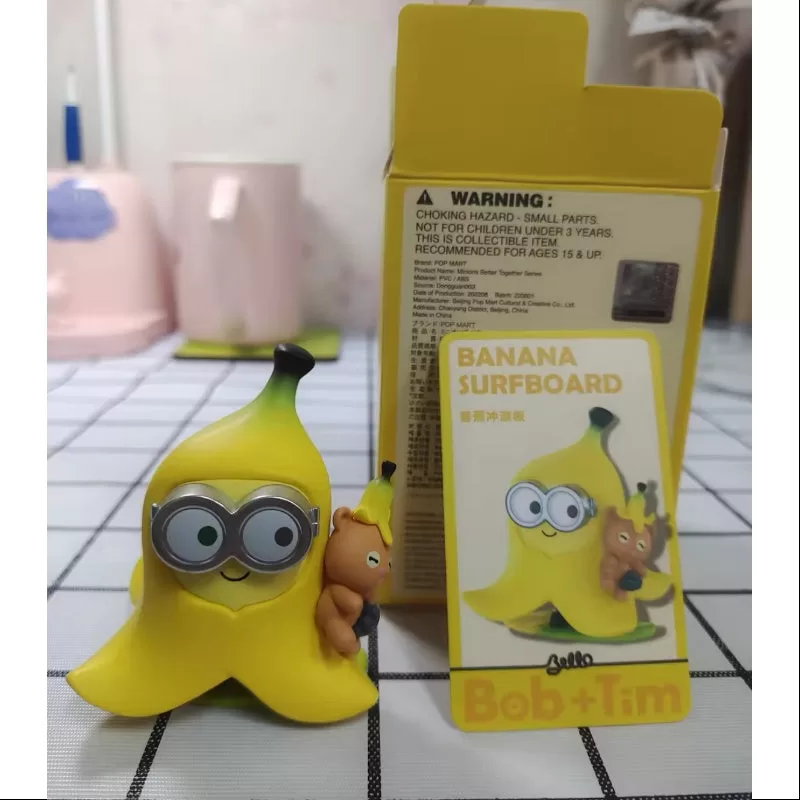 Serie Minions Bob + Tim Better Together: Tabla de surf tipo banana