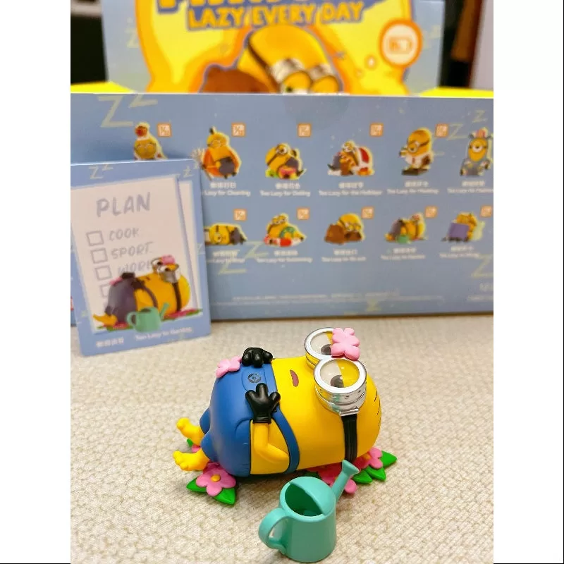 Serie Minions Lazy Every Day Demasiado perezoso para el jardín