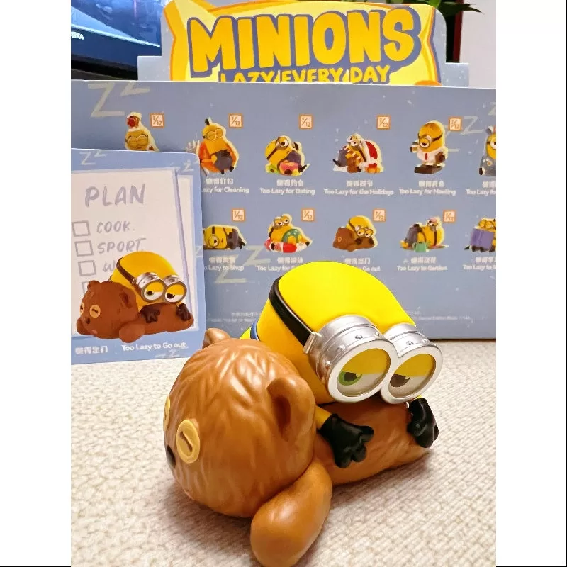 Serie Minions Lazy Every Day Demasiado perezoso para salir