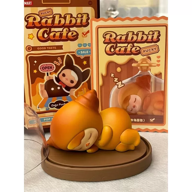 Serie PUCKY Rabbit Cafe Croissant secreto
