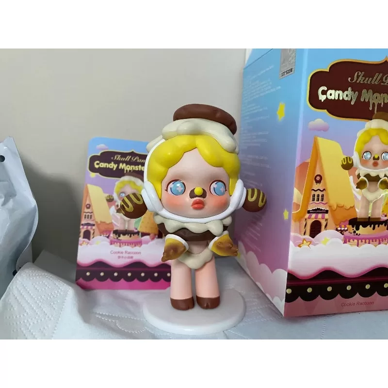 Serie Skullpanda Candy Monster Town Mapache Galleta
