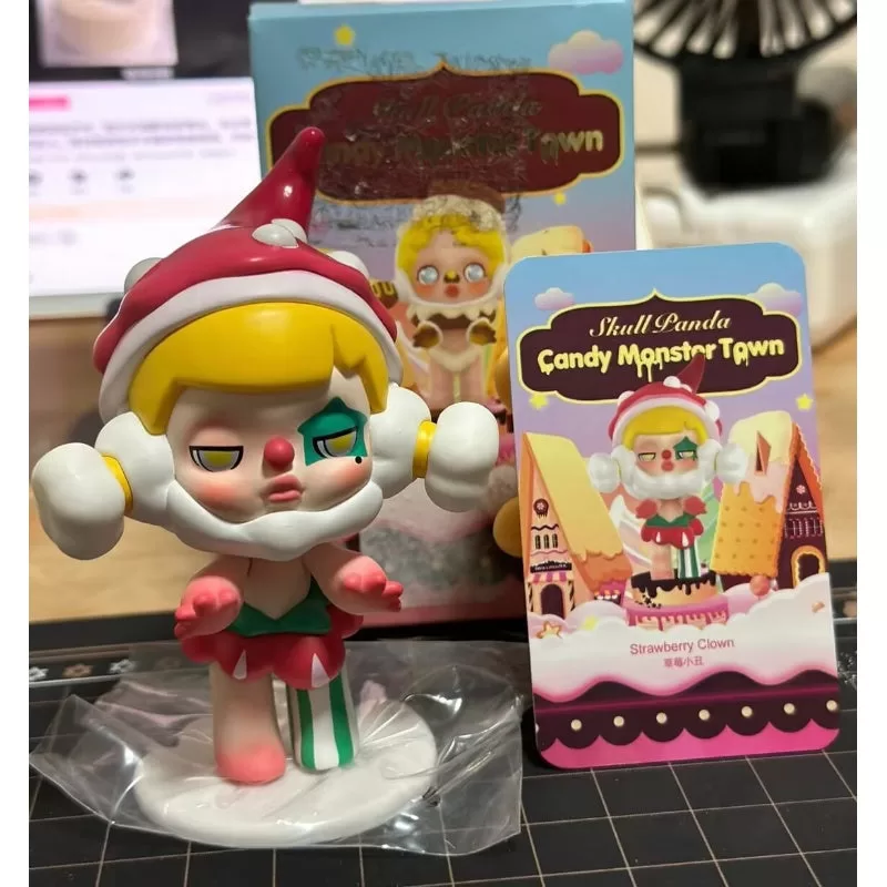 Serie Skullpanda Candy Monster Town Payaso Fresa