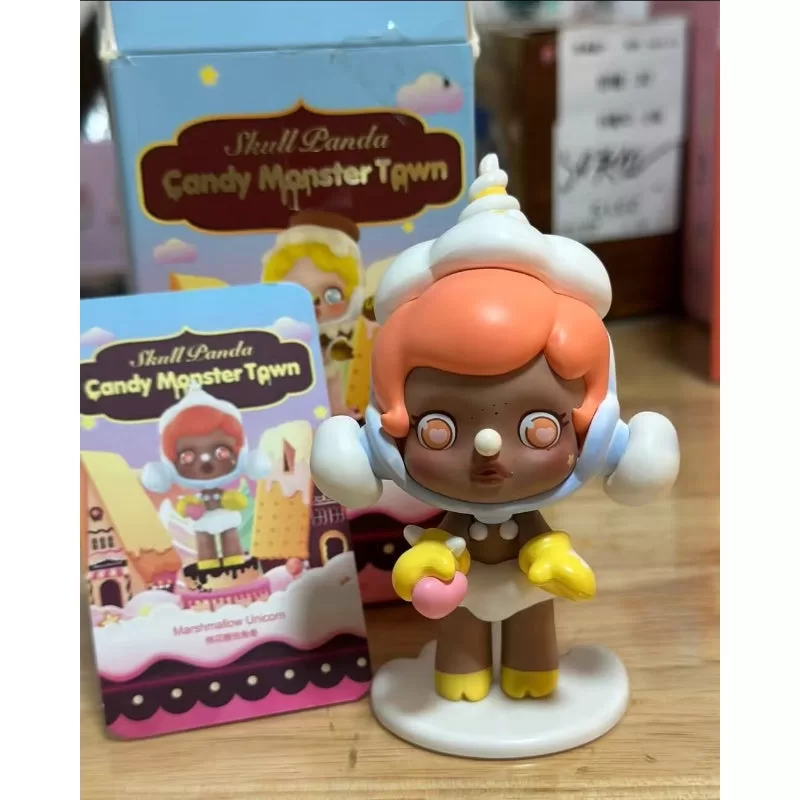 Serie Skullpanda Candy Monster Town, malvavisco unicornio