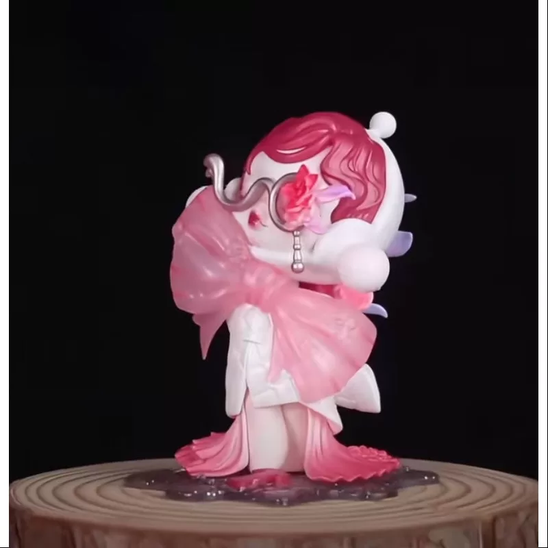 Serie Skullpanda Pop Mart Mano a Mano, Super Secreto, Tranquilidad, Flor, Skullpanda (1/288)