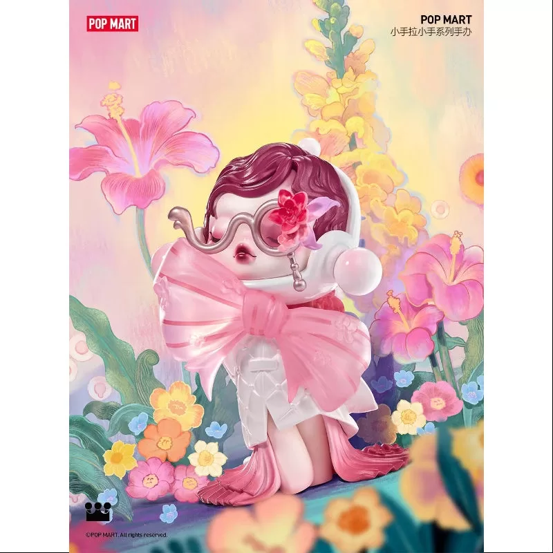 Serie Skullpanda Pop Mart Mano a Mano, Super Secreto, Tranquilidad, Flor, Skullpanda (1/288)