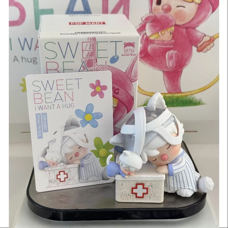 Serie Sweet Bean Quiero un Abrazo Cuando Estoy Enfermo
