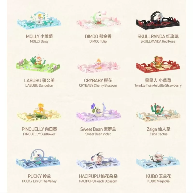 Serie completa de tarjetas de felicitación Pop Mart Gift For You (conjunto abierto)