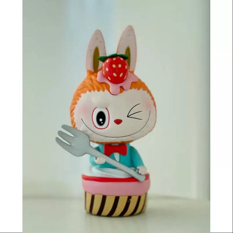 Serie de Pastelería Labubu The Monsters Pastel de panna cotta