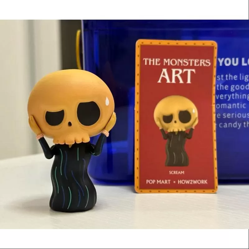 Serie de arte de Labubu Los Monstruos GRITA