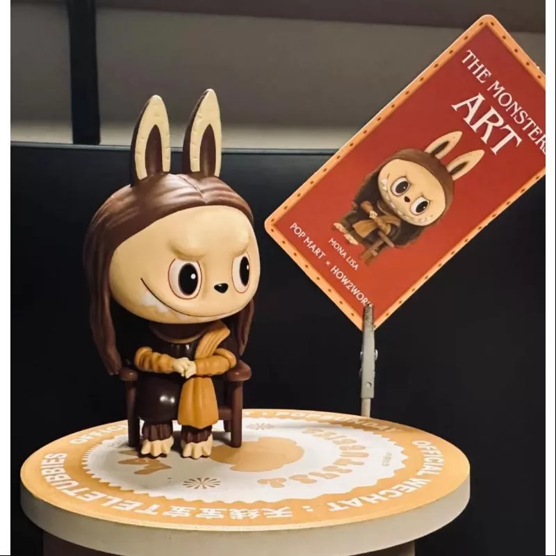 Serie de arte de los monstruos de Labubu MONA LISA