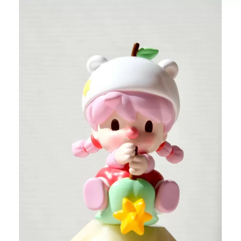 Serie de aventuras del mundo de la fruta de frijoles dulces Esquí sobre hierba Lichi