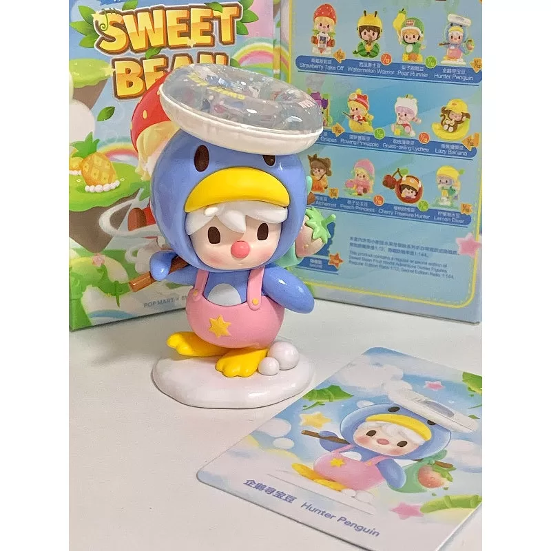 Serie de aventuras del mundo de la fruta de frijoles dulces Pingüino cazador