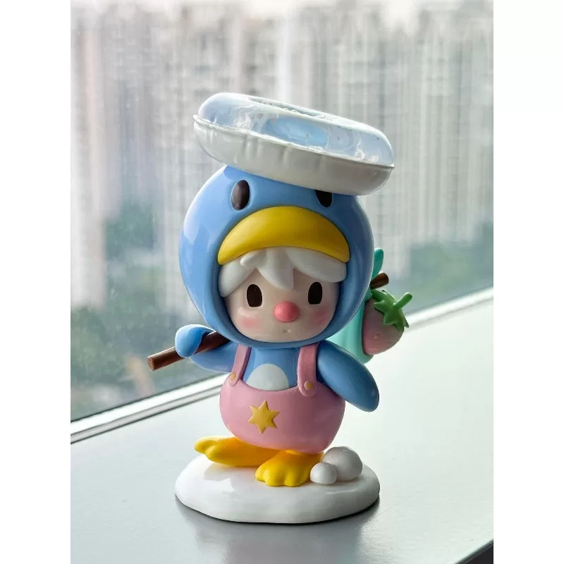 Serie de aventuras del mundo de la fruta de frijoles dulces Pingüino cazador