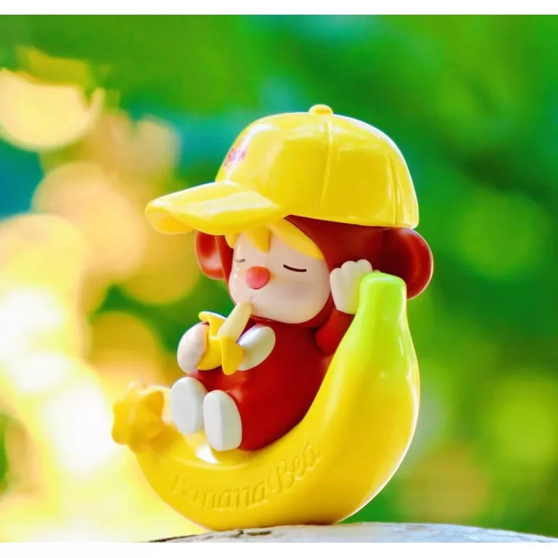 Serie de aventuras del mundo de las frutas de frijoles dulces Plátano perezoso