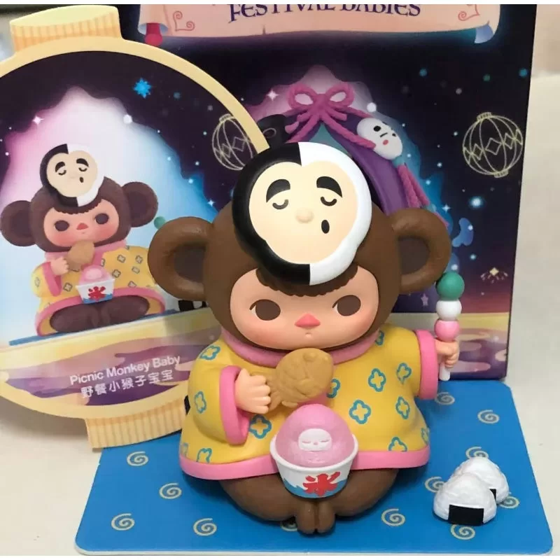 Serie de bebés del festival PUCKY Bebé mono de picnic