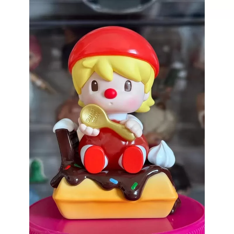 Serie de cajas de postres Frozen Time de frijoles dulces: gofre de chocolate y cereza