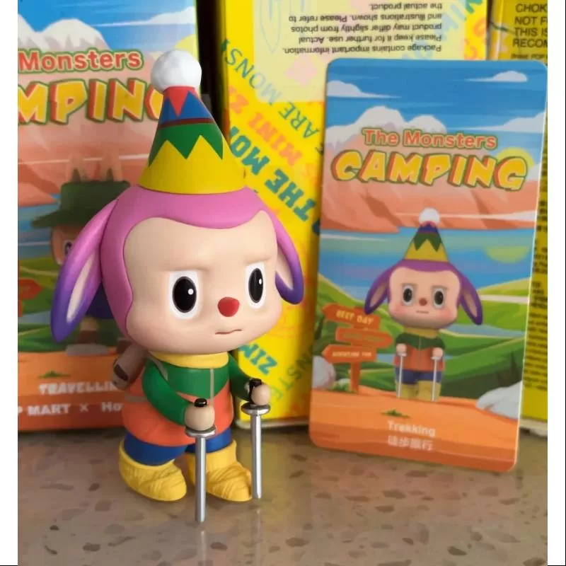 Serie de campamentos de Labubu The Monsters y trekking