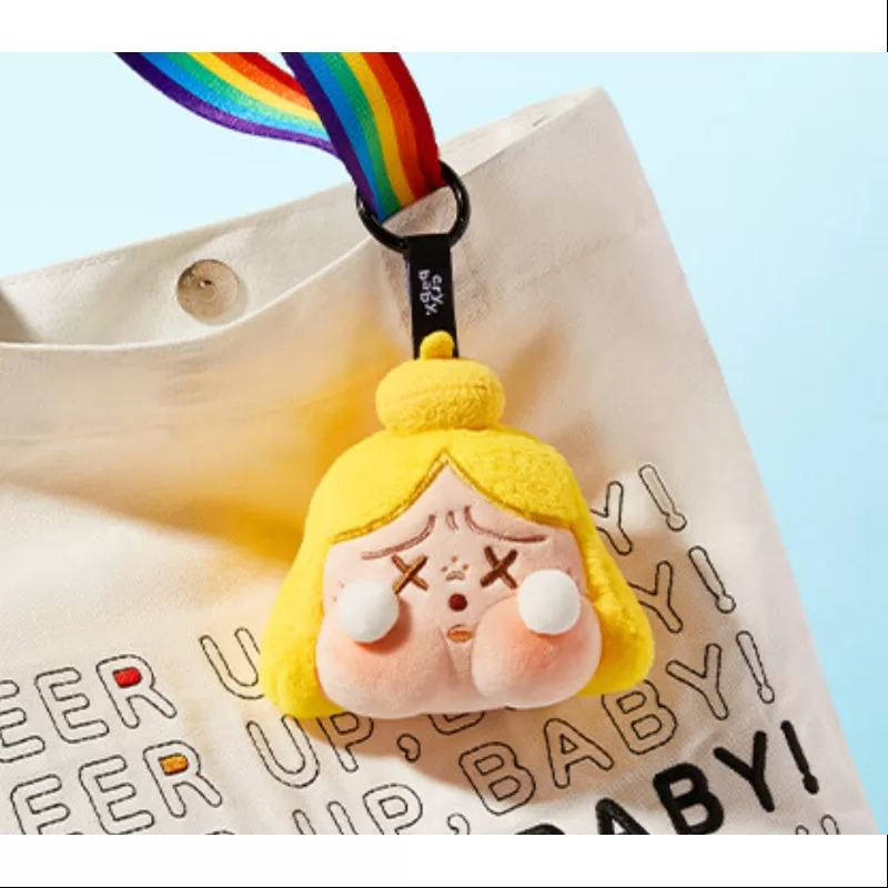 Serie de colgantes de peluche Crybaby Cheer Up Baby amarillo