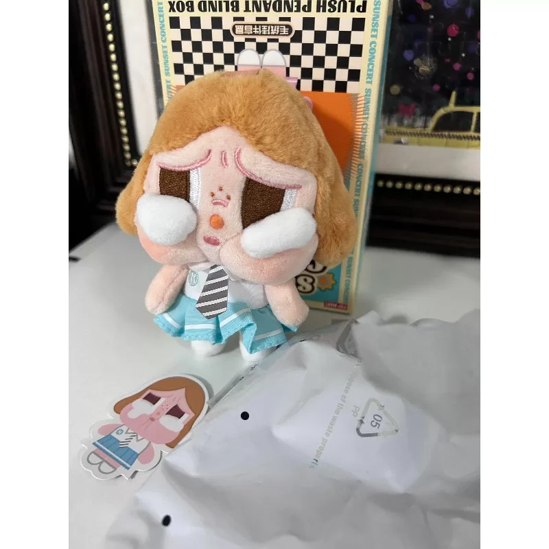 Serie de colgantes de peluche Crybaby Sunset Concert Beige Azul