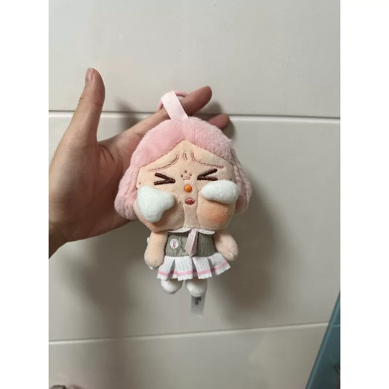 Serie de colgantes de peluche Crybaby Sunset Concert, color rosa y gris