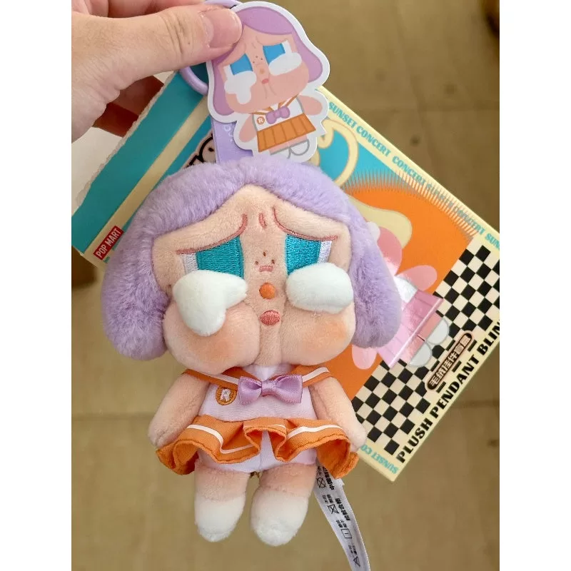 Serie de colgantes de peluche Crybaby Sunset Concert de color naranja brillante