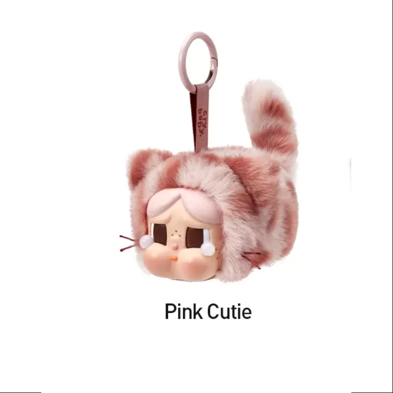 Serie de colgantes de peluche de vinilo Crybaby Wild but Cutie Pink Cutie