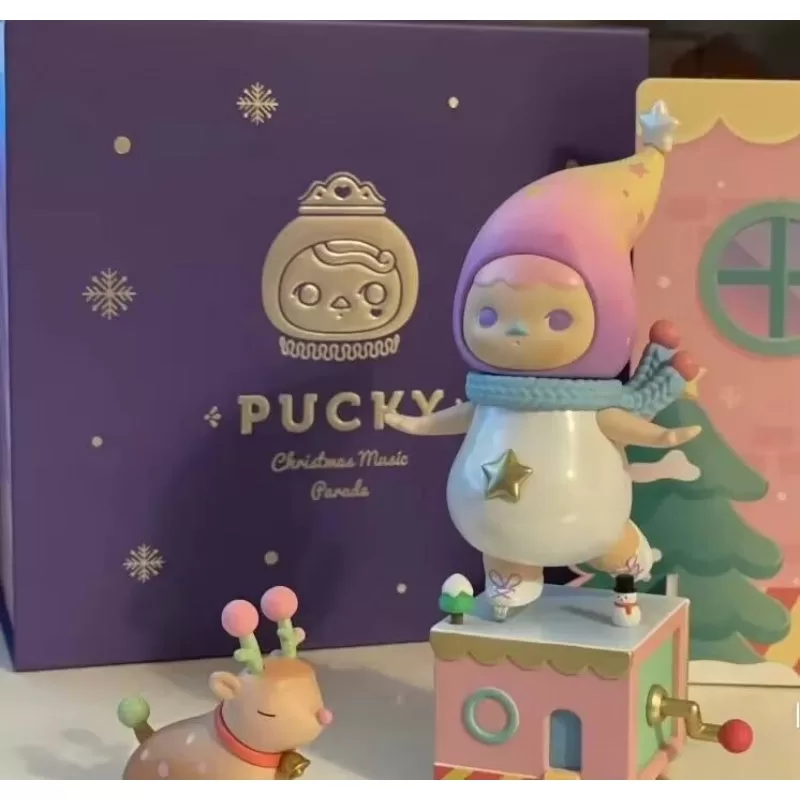 Serie de desfiles musicales navideños de PUCKY Bebé patinador sobre hielo secreto