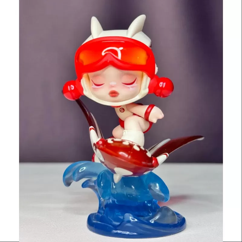 Serie de fiestas acuáticas Pop Mart PopCar de Skullpanda