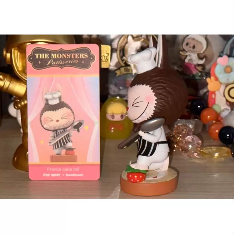 Serie de pastelería Labubu The Monsters, rollo de pastel francés Serie de pastelería Labubu The Monsters, rollo de pastel francés