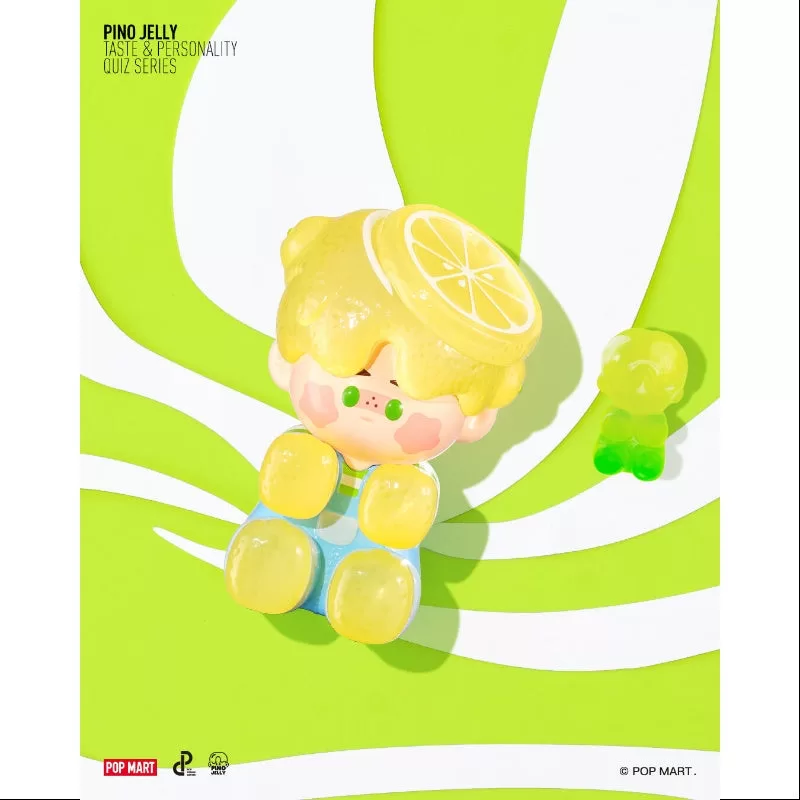 Serie de preguntas sobre el sabor y la personalidad de la gelatina de pino Envy