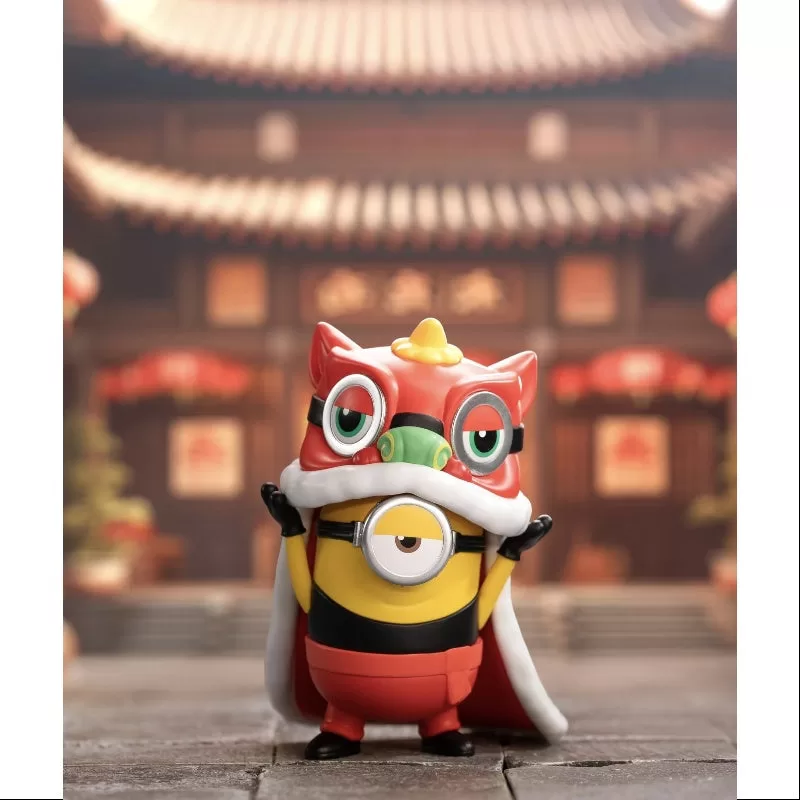 Serie de relatos de viajes de los Minions por China La danza del león Stuart