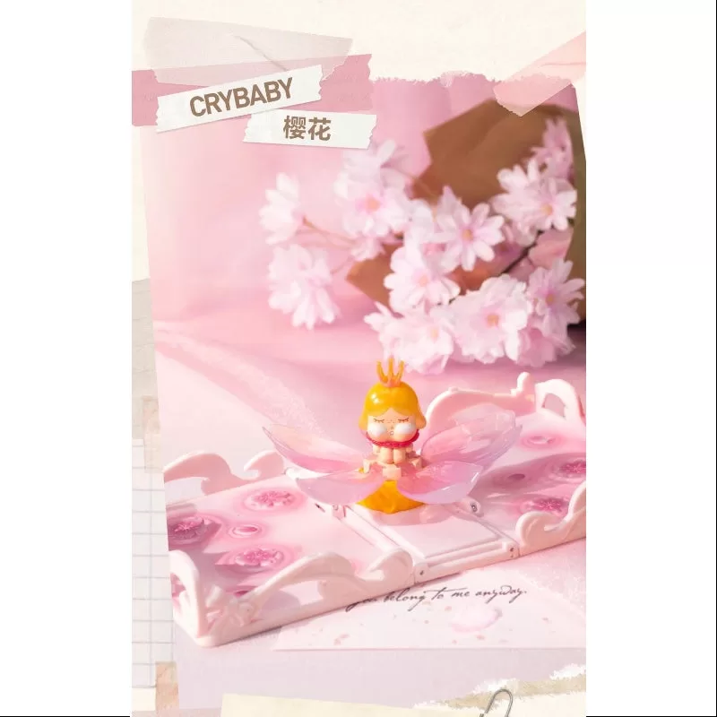 Serie de tarjetas de felicitación «Crybaby Pop Mart Gift For You» de Crybaby Cherry Blossom