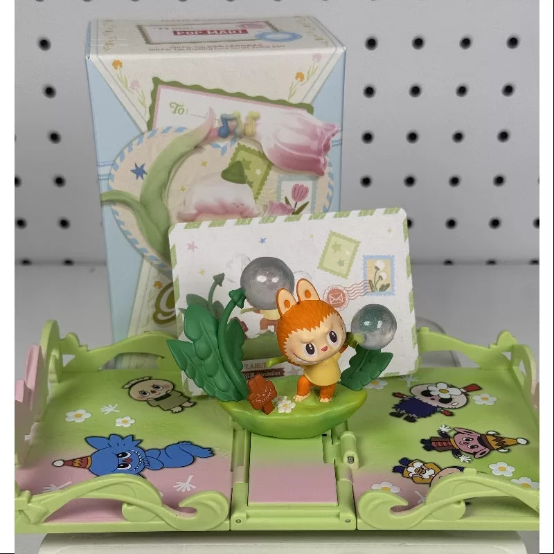 Serie de tarjetas de felicitación Labubu Pop Mart Gift For You Labubu Dandelion