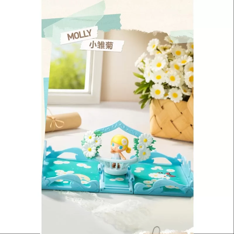 Serie de tarjetas de felicitación MOLLY Pop Mart Gift For You MOLLY Daisy