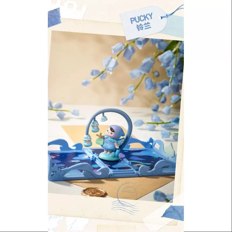 Serie de tarjetas de felicitación PUCKY Pop Mart Gift For You PUCKY Lily Of The Valley