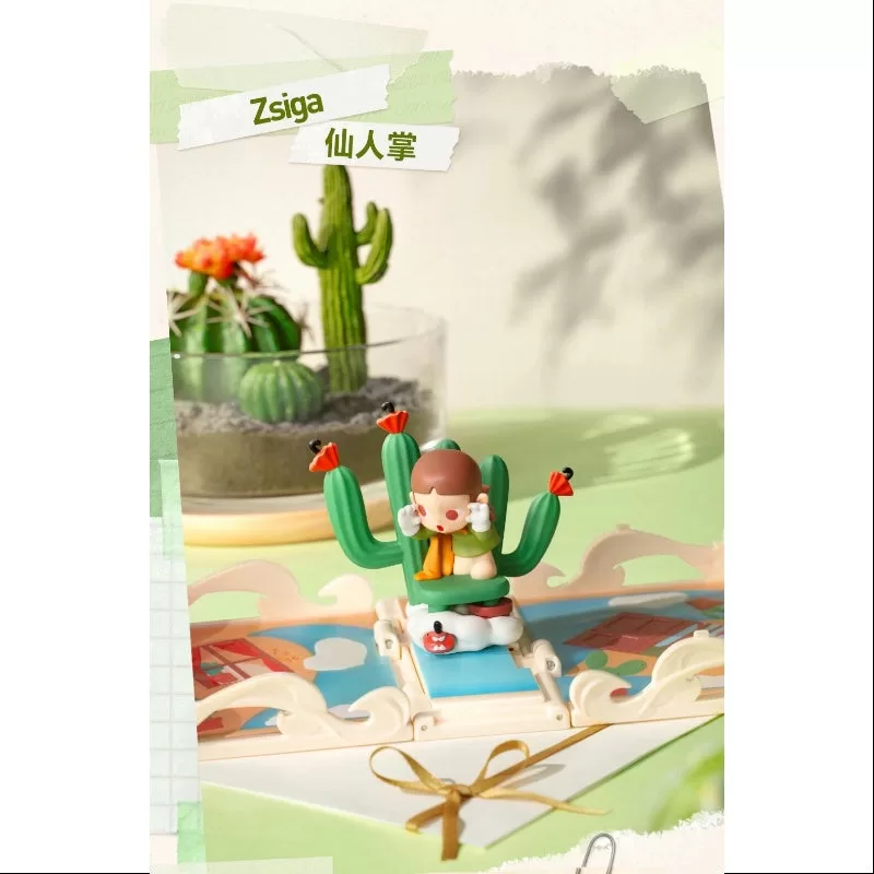 Serie de tarjetas de felicitación «Regalo para ti» de Zsiga Pop Mart: Cactus de Zsiga