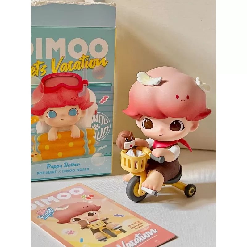 Serie de vacaciones de mascotas DIMOO Carta de amor de mensajero