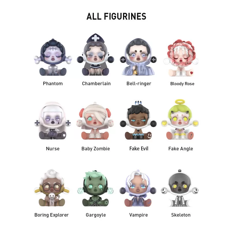 Skullpanda Ancient Castle Series Conjunto completo abierto