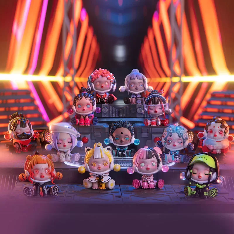 Skullpanda City of Night Series Set completo abierto