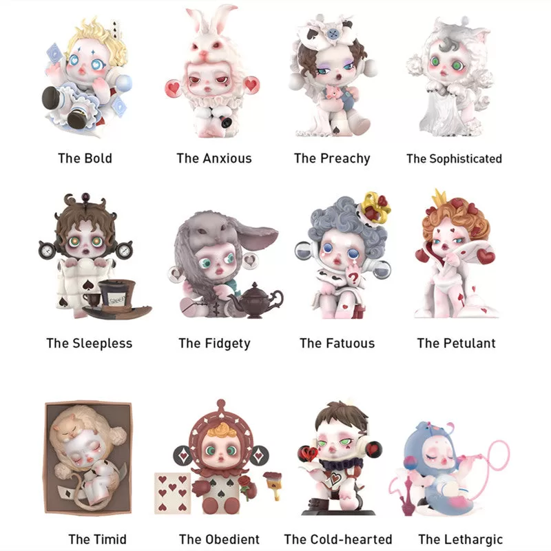 Skullpanda Everyday Wonderland Series Conjunto completo abierto