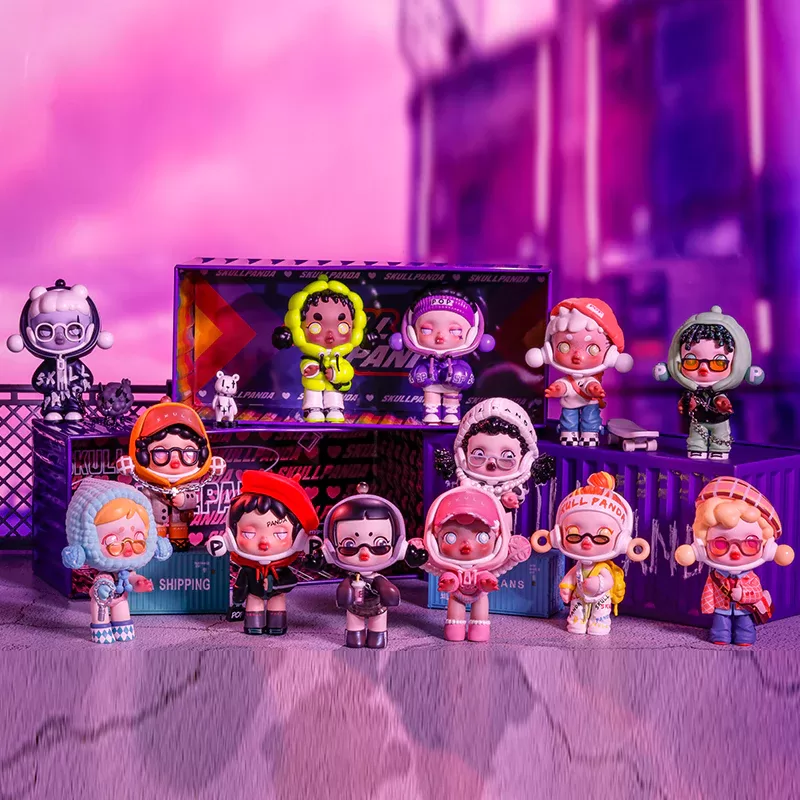 Skullpanda Hypepanda Series Conjunto completo abierto